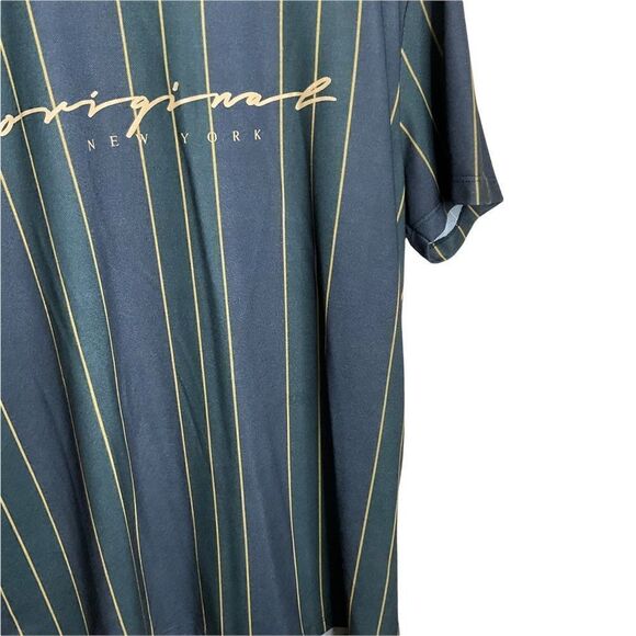 NEW Look Men Short Sleeve Tee Shirt Original New York  Dark Green Size L - Picture 6 of 13